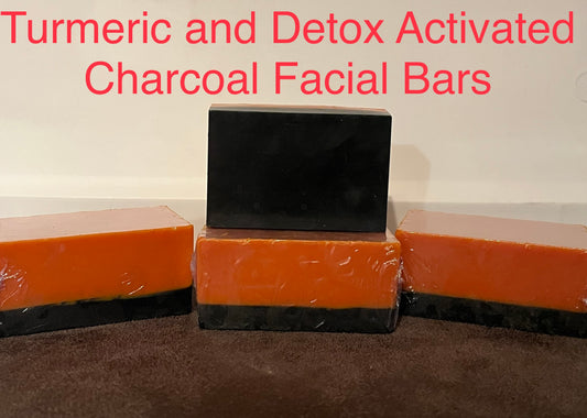 Turmeric & Detox-Activated Charcoal Facial Bar