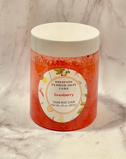 Cranberry Sugar Body Scrub